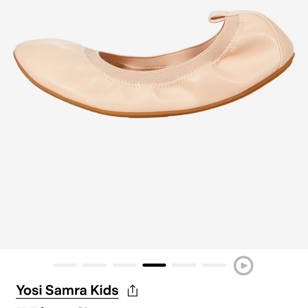 Yosi Samra Kids Light Pink Slippers